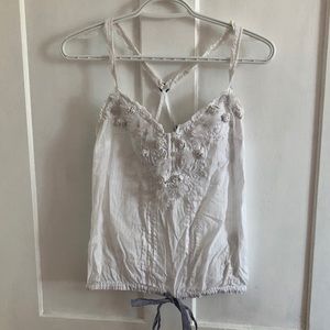 White Abercrombie & Fitch top